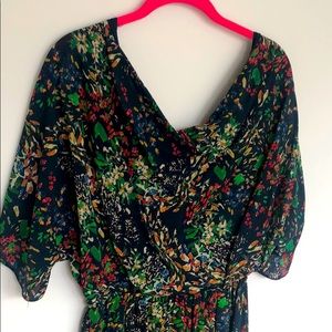 Alice + Olivia cold shoulder dress